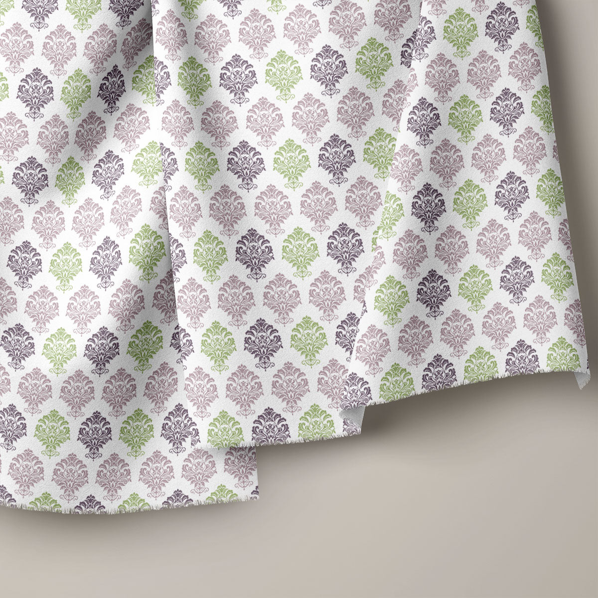 Timberwolf and Swamp Geometric Print