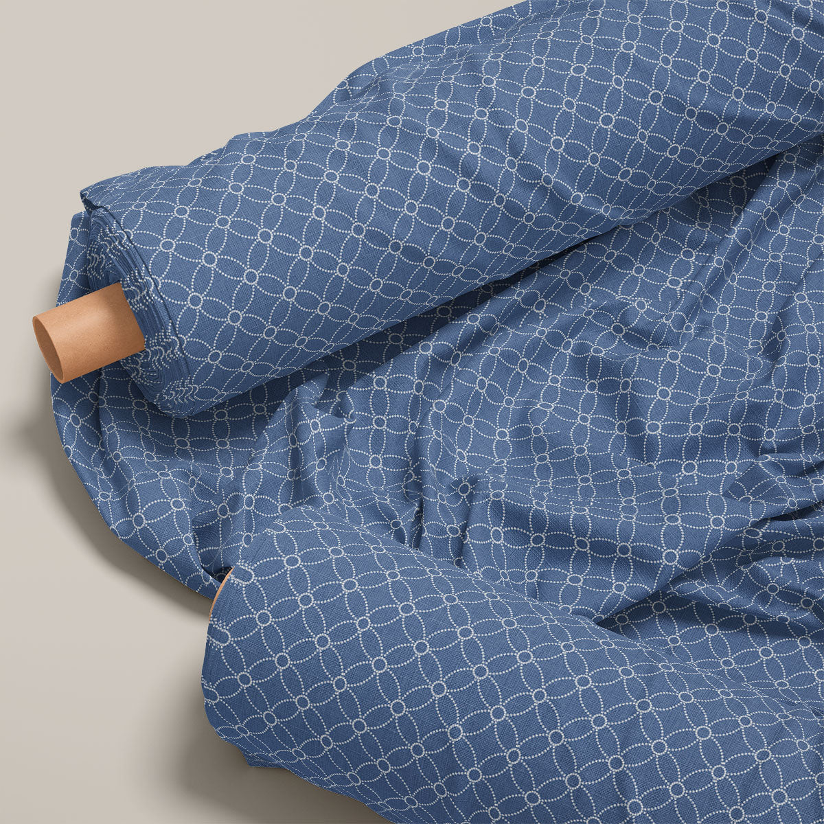 Blue Zodiac Geometric Print