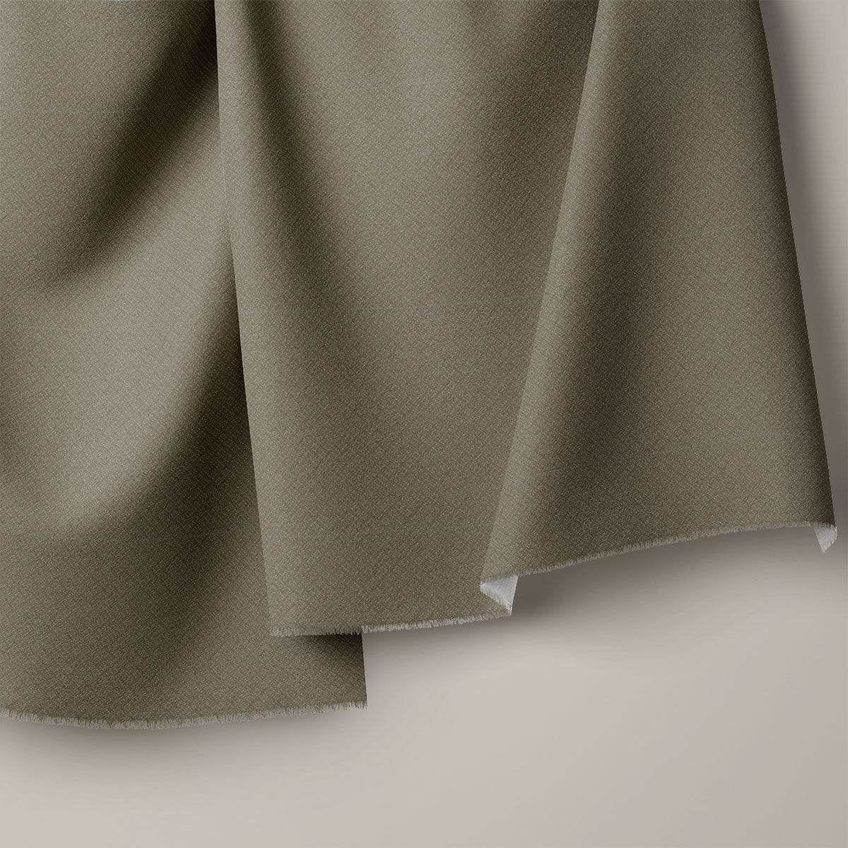 Woody Brown Geometric Print