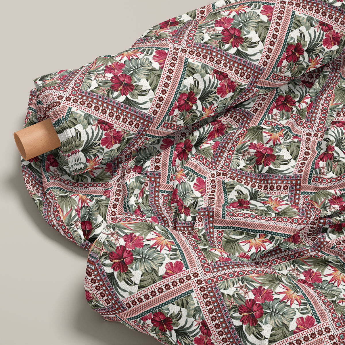 Granite Green Floral Print