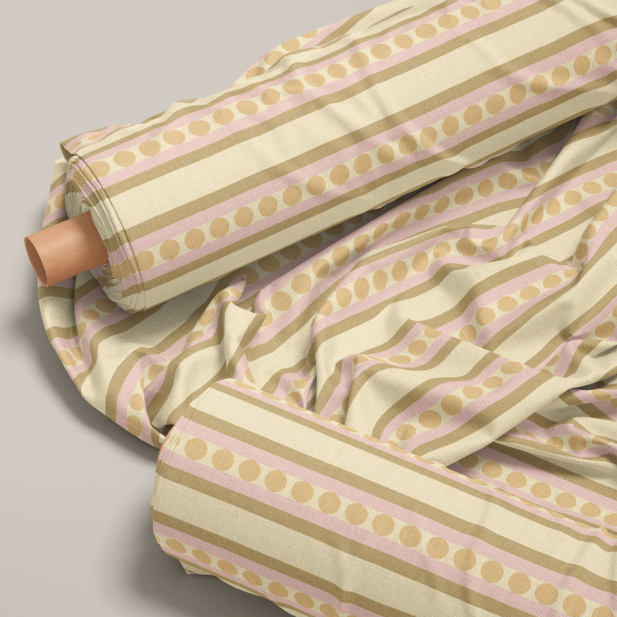 Winter Hazel Stripes Print