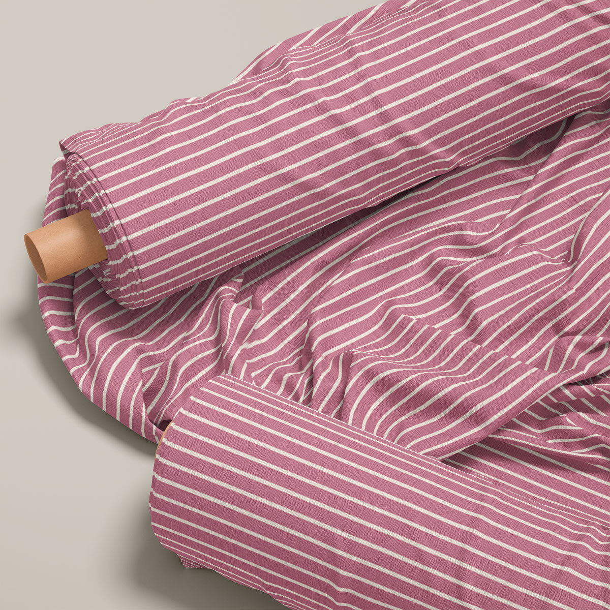 Purplish Pink Stripes Print