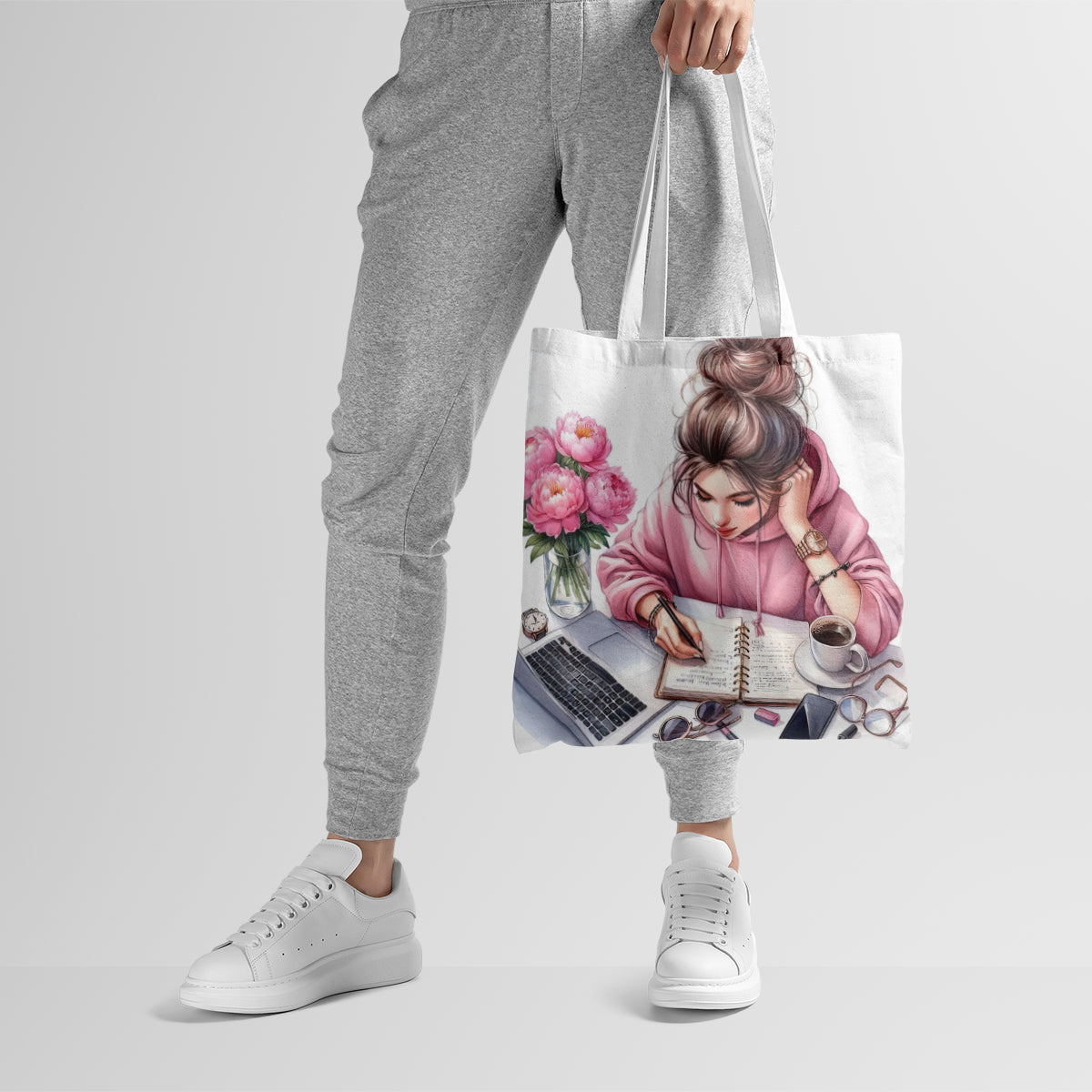 Sunny Day Wanderer Travel Girl Tote Bag
