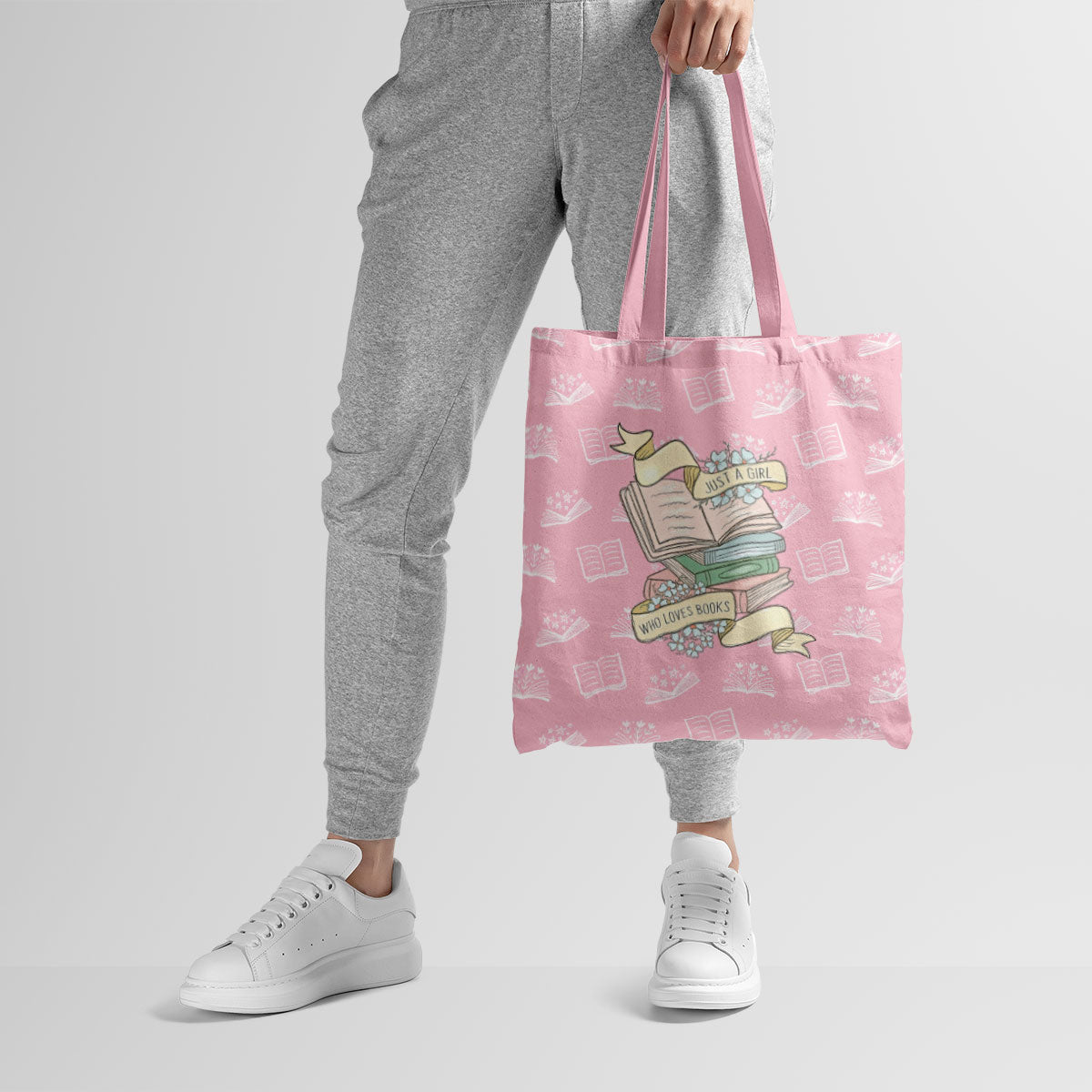 Book Lover Canvas Tote Bag