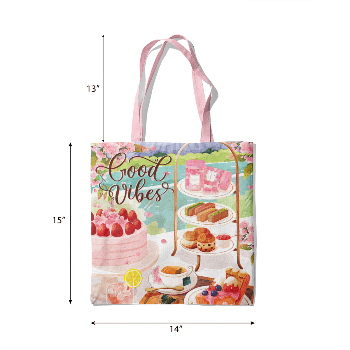 Good Vibes Canvas Tote Bag