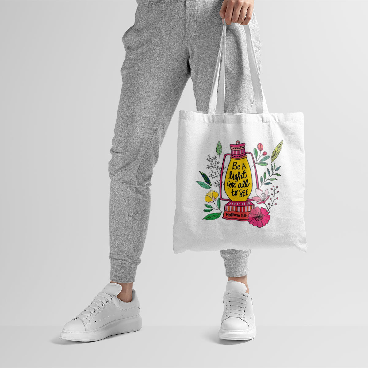 Be A Light Canvas Tote Bag