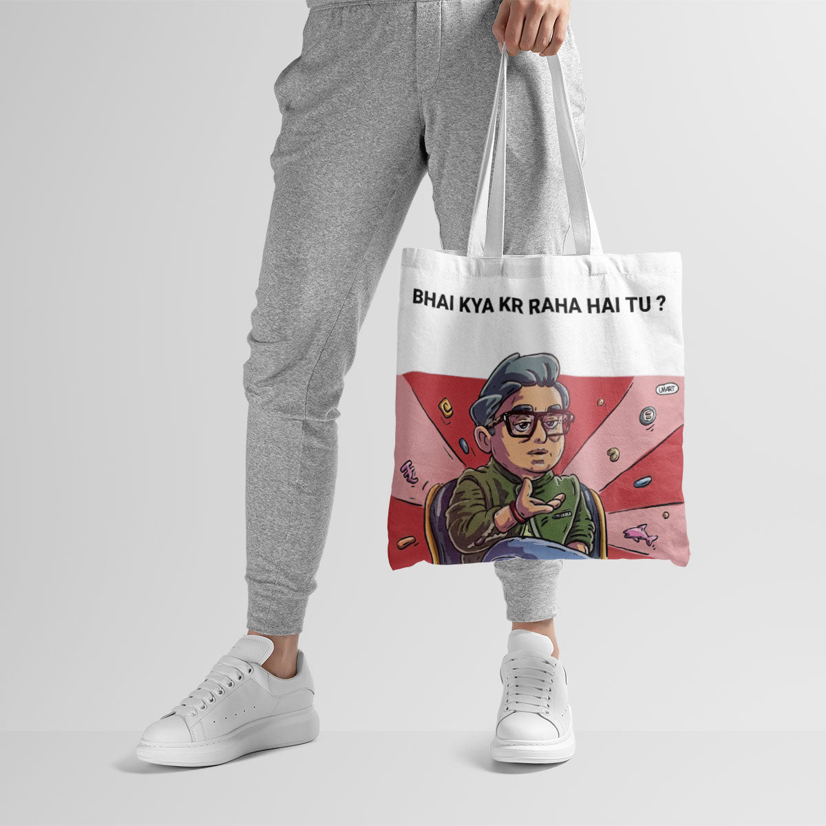 Bhai Kya Kar Raha Hai Canvas Tote Bag