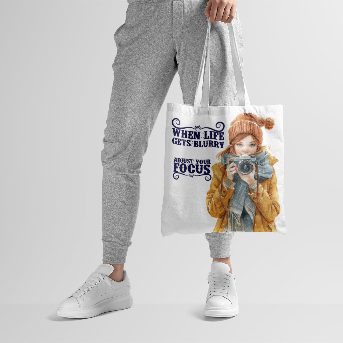 Adjust Your Focus Photographer Quote Tote Bag