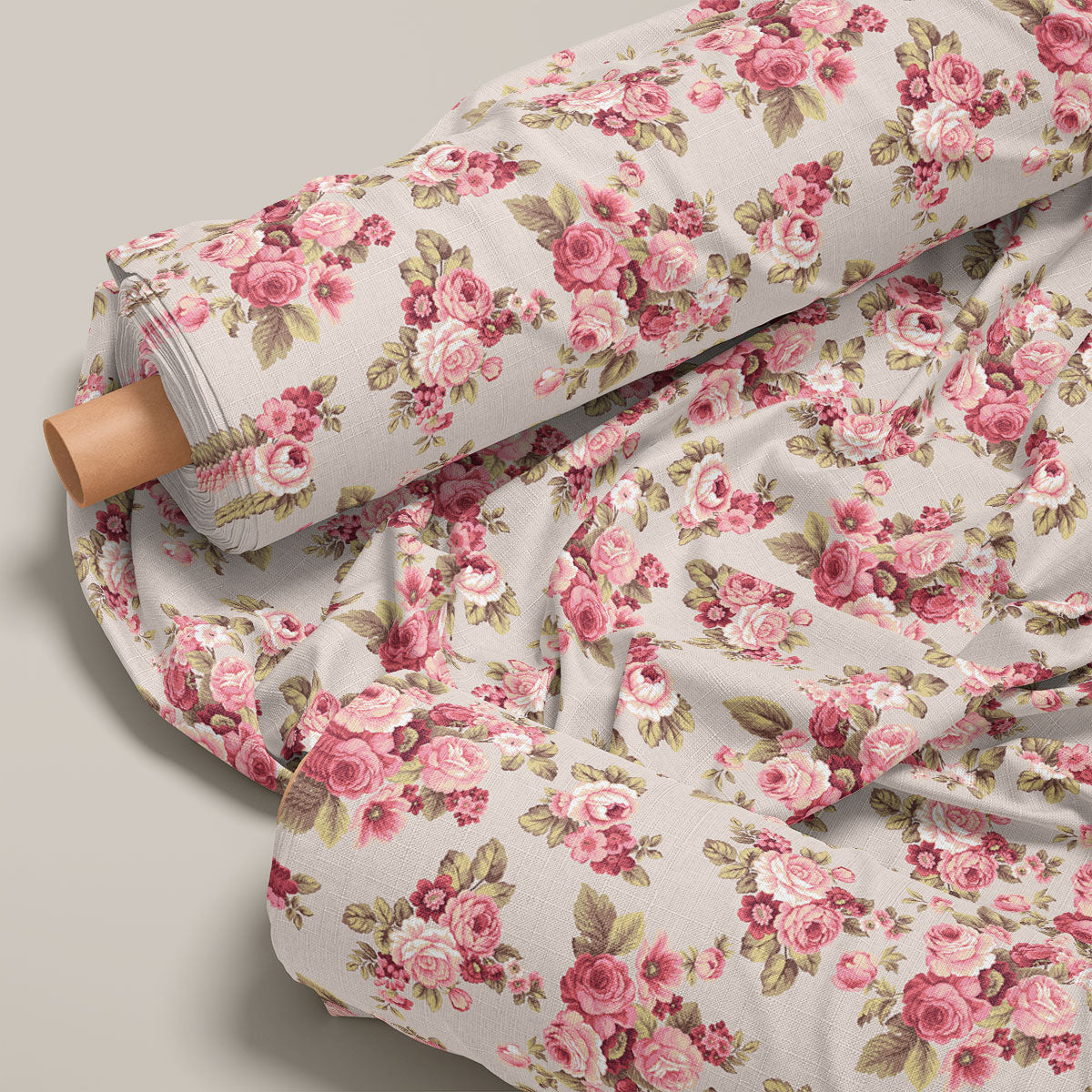 Dusty Pink Floral Print