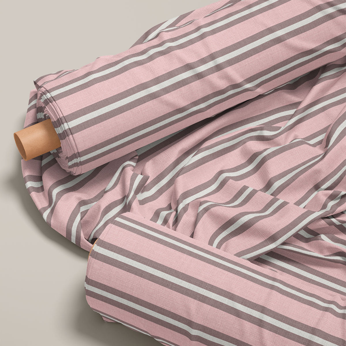 Brandy Rose Stripes Print