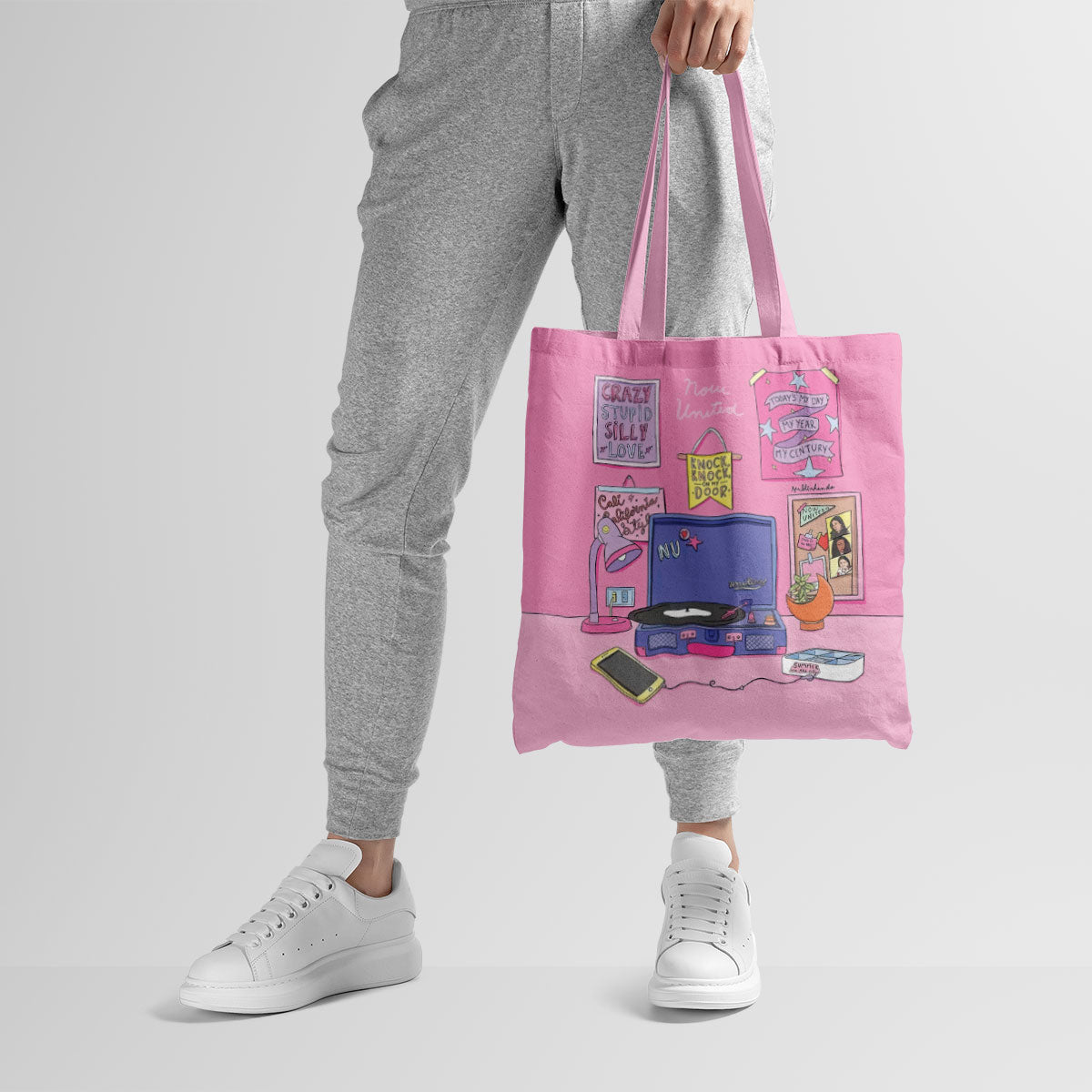 Knock Knock  Canvas Tote Bag