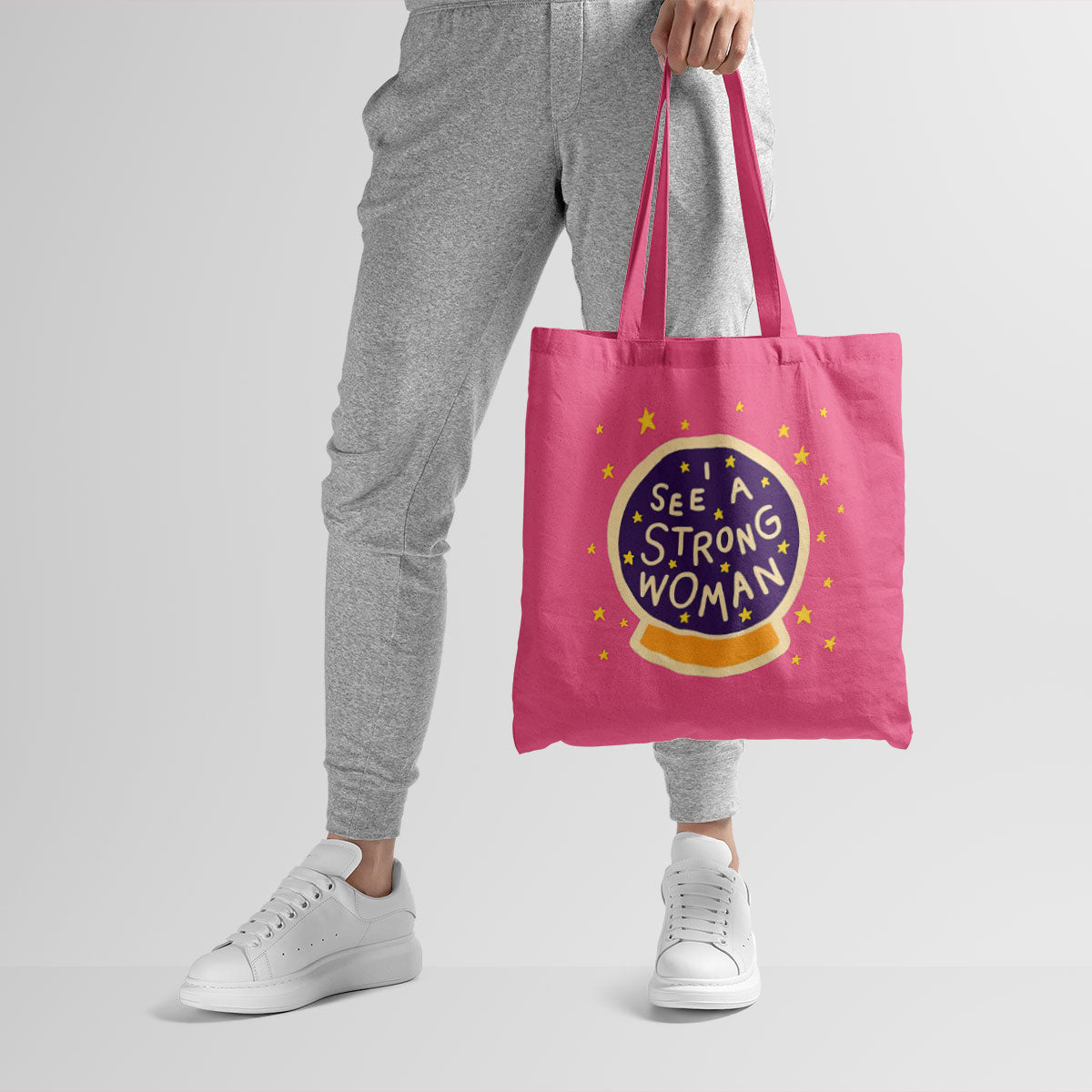 Be A Strong Woman Canvas Tote Bag