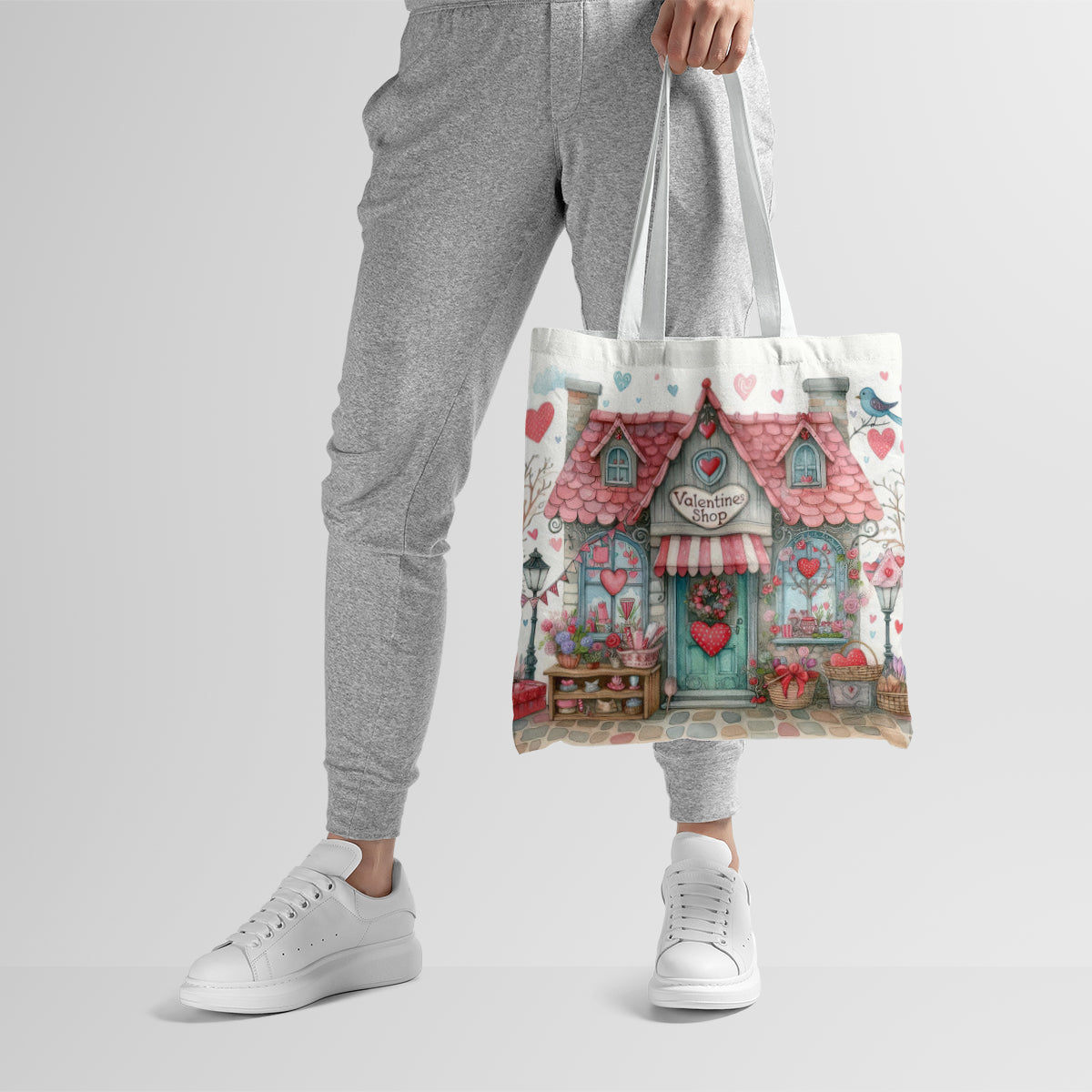 Sweet Valentine Cottage Shop Tote Bag