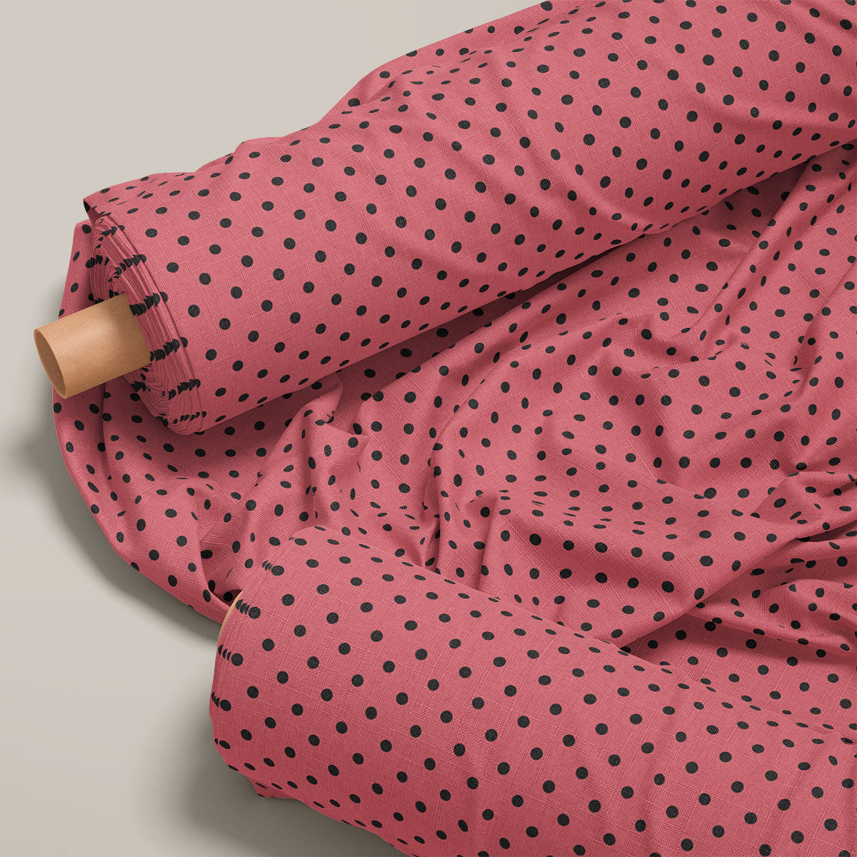 Midnight Mos Polka Dots Print