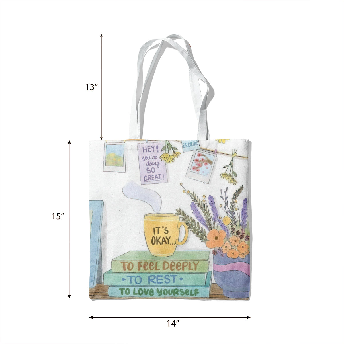 Love Yourself Canvas Tote Bag