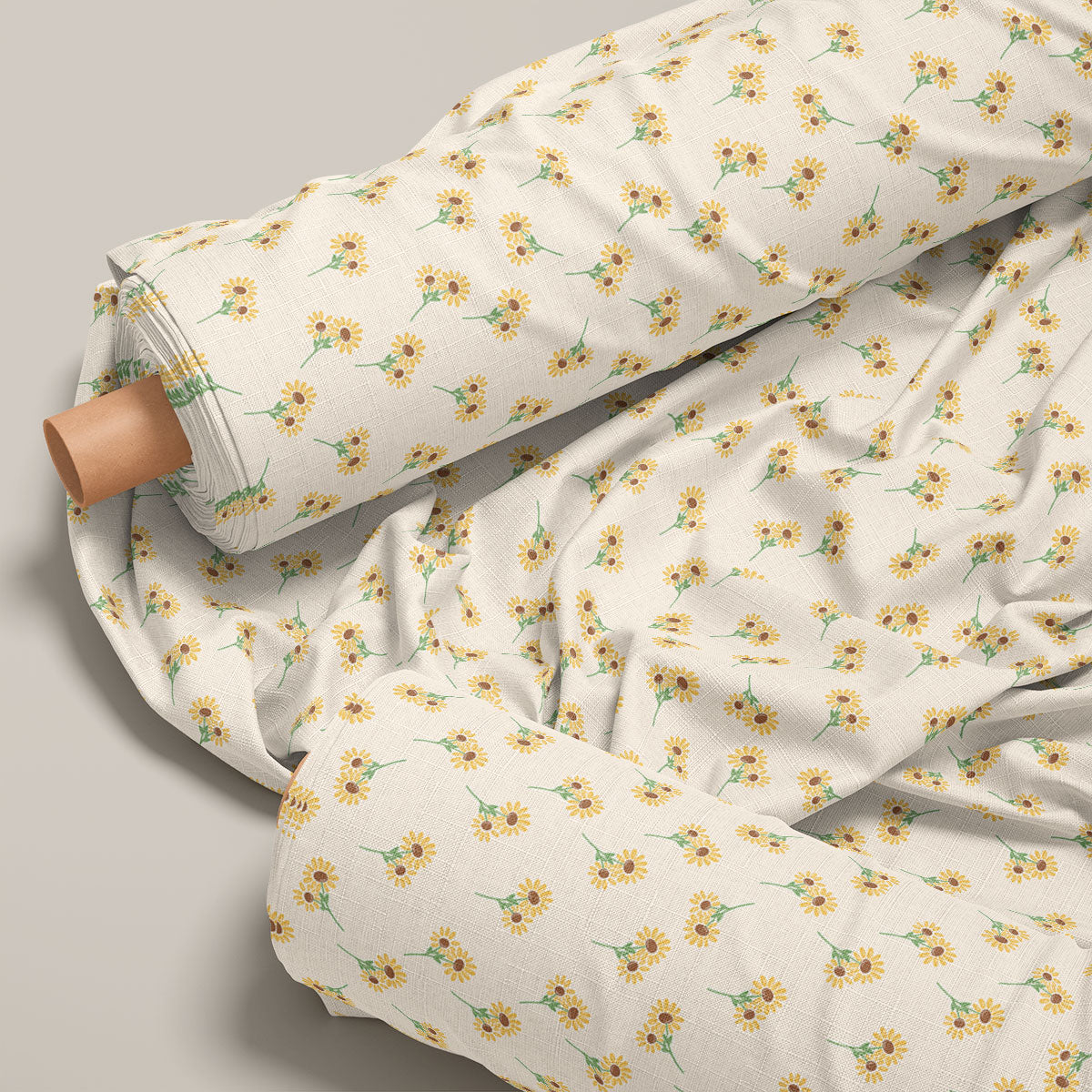 Pastel Grey  Floral Print