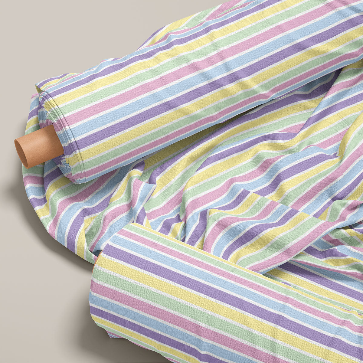 Multicolor Stripes Print