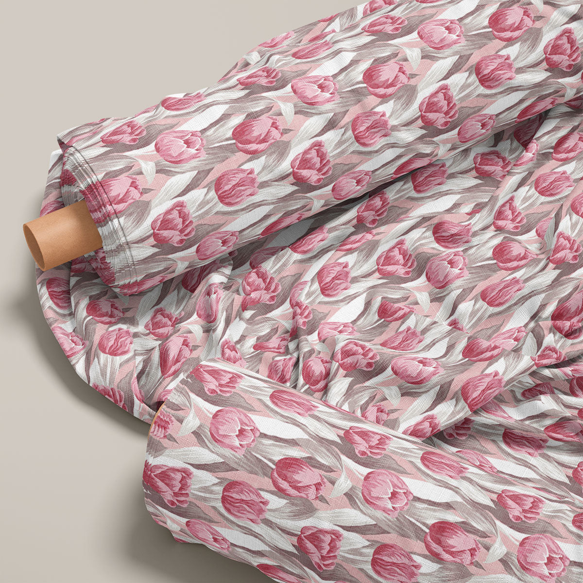 Cinereous Rose Floral Print