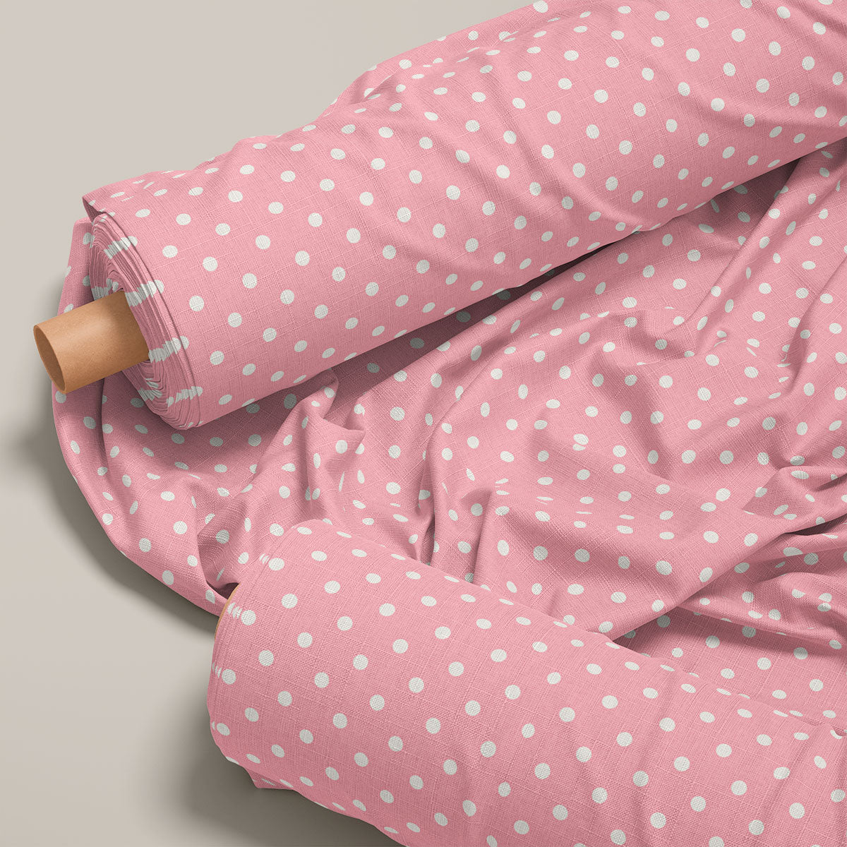 Lavender Rose Polka Dots Print