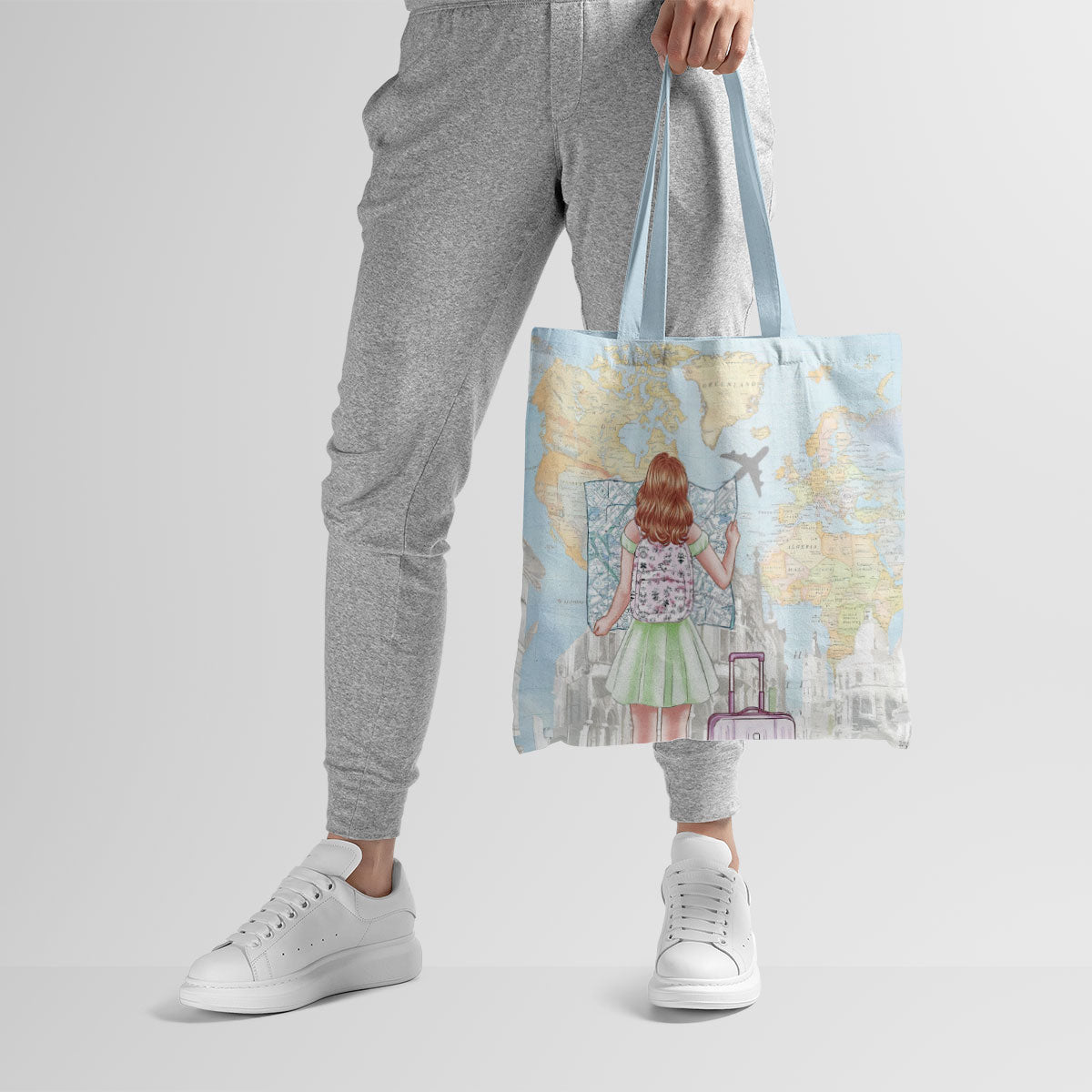 Wanderlust Explorer Canvas Tote Bag