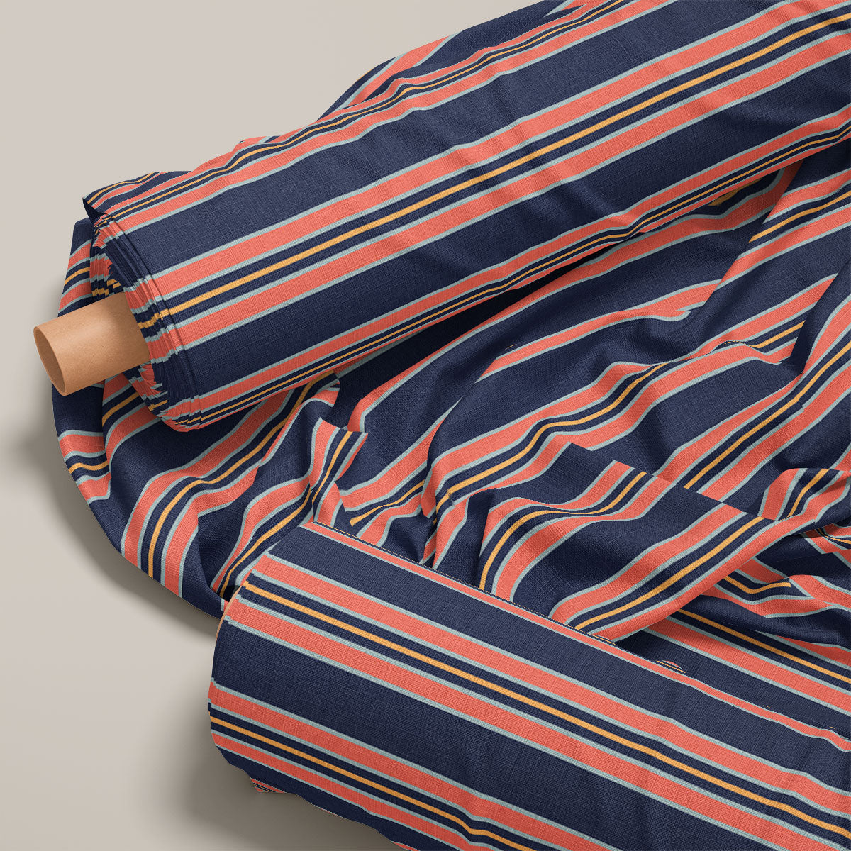 Ebony Clay Stripes Print