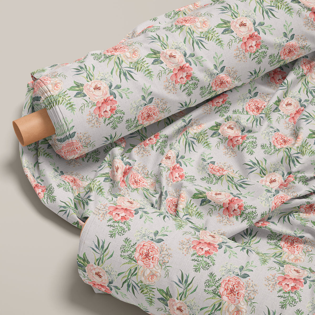 Aluminium Peonies Floral Print