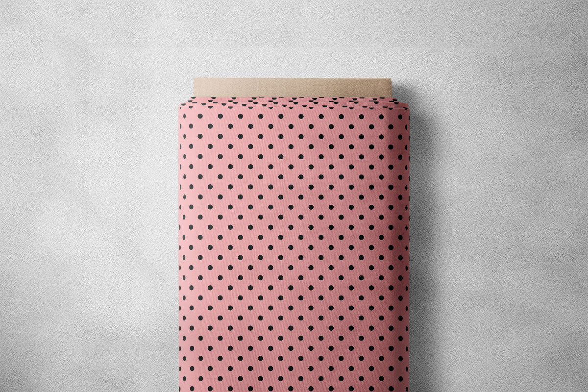 Light Orchid Polka Dots Print