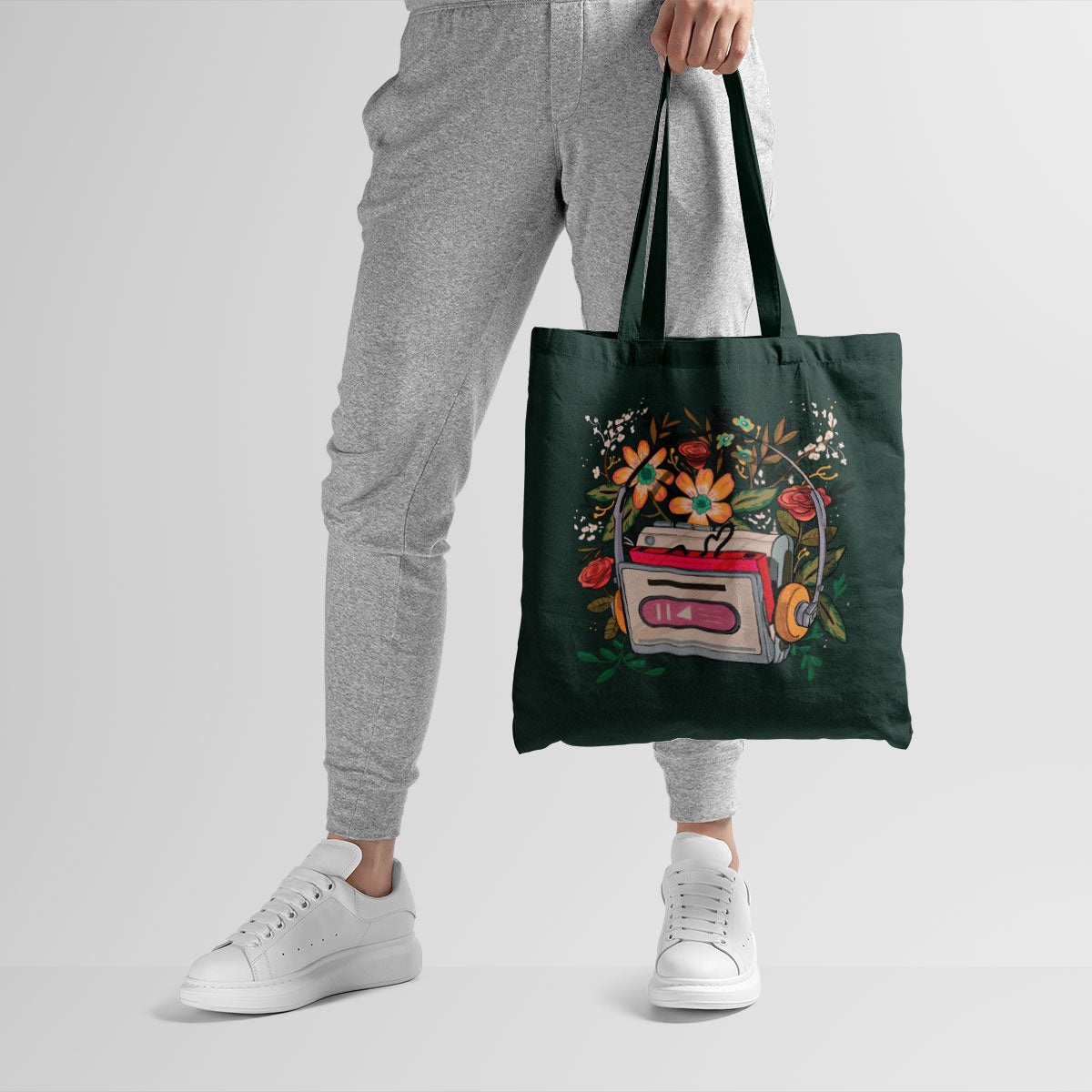 Mixtape Melody Canvas Tote Bag