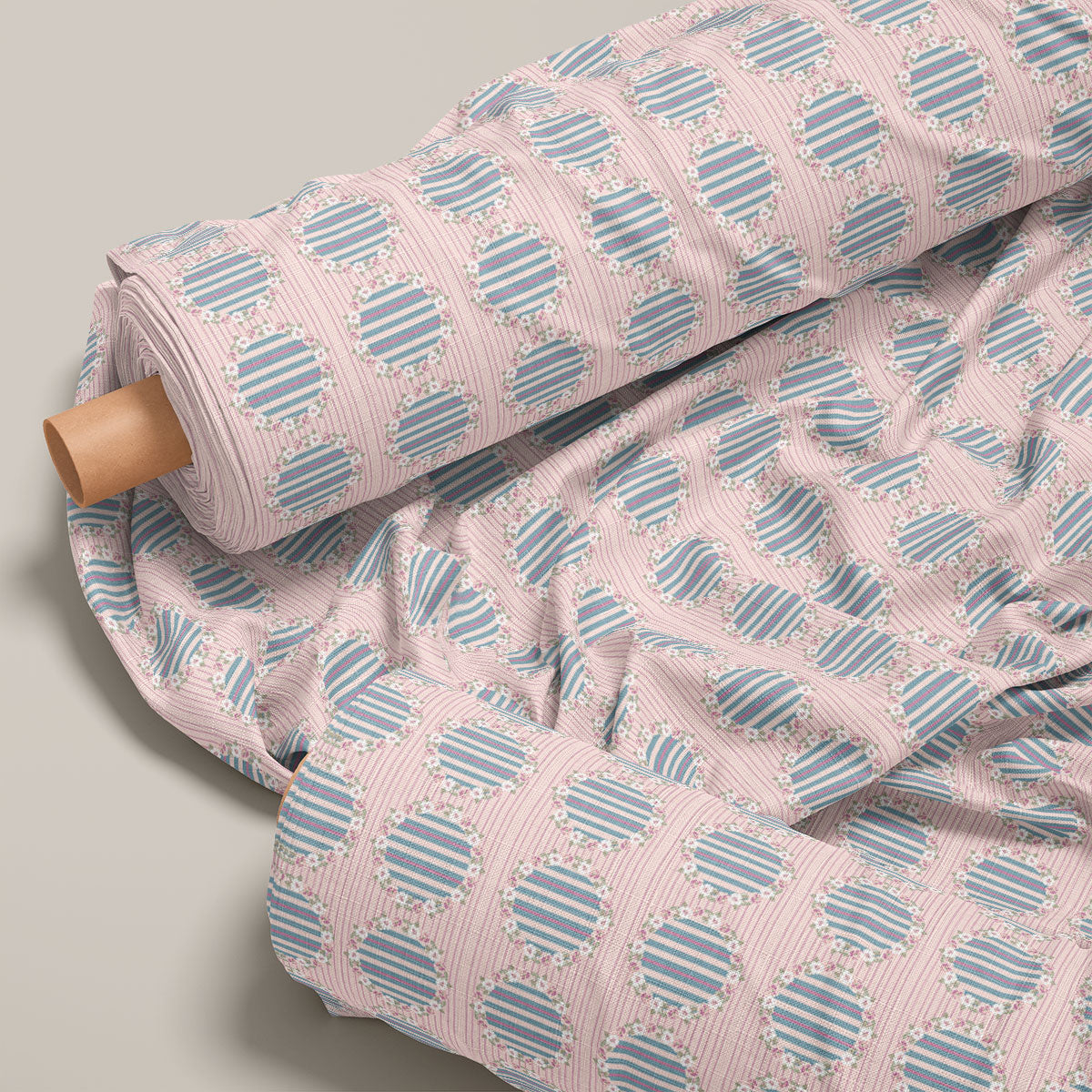 Pink Swan Floral Print