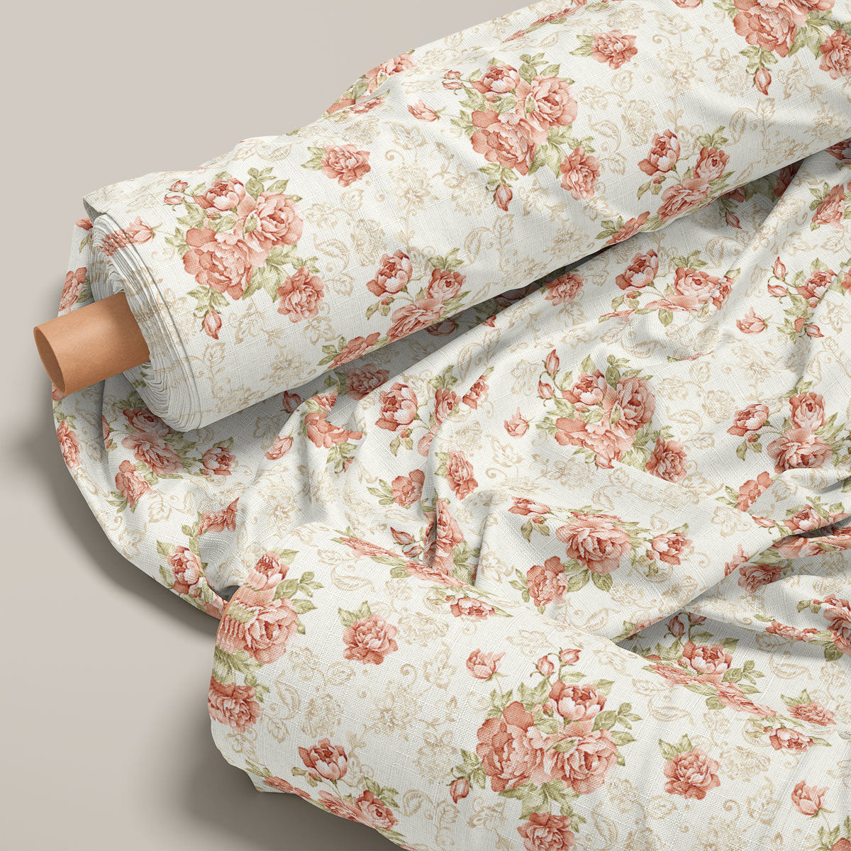 Timberwolf Floral Print