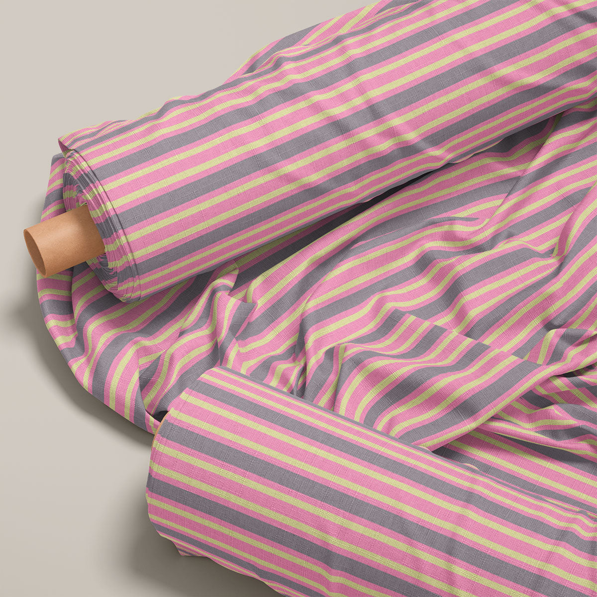 Black Cat Stripes Print