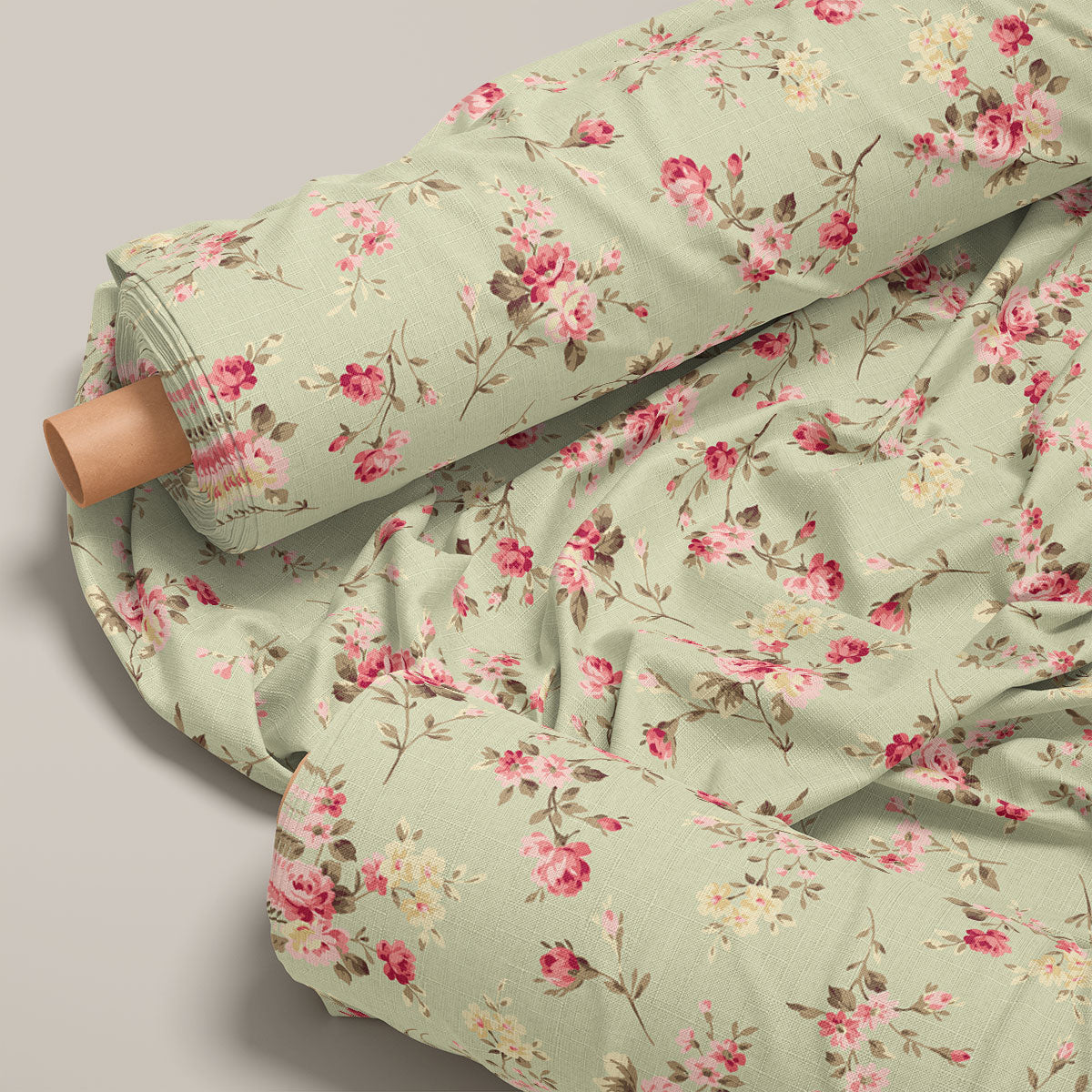 Green Mist floral Print