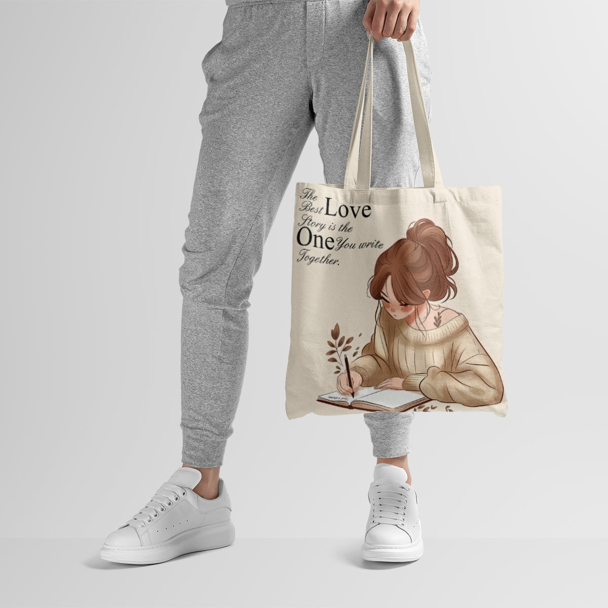 Rustic Cozy Reading Corner Illustration Tote Bag