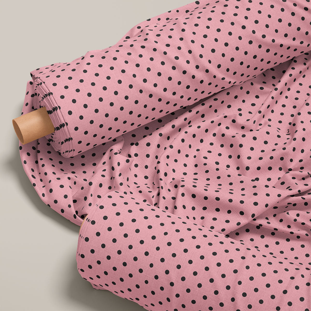Light Orchid Polka Dots Print