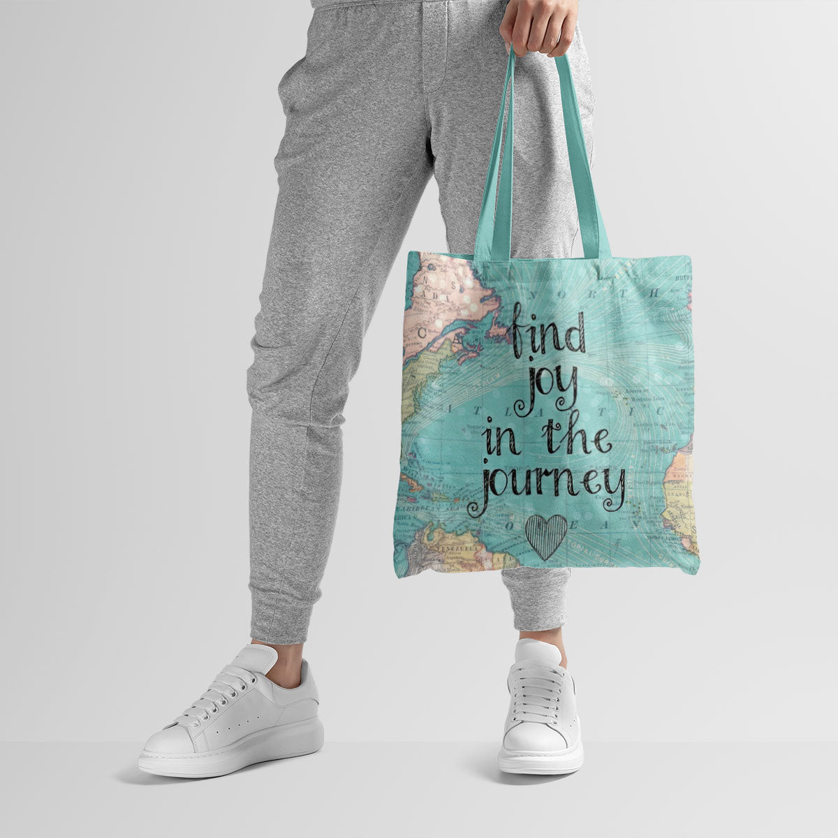 Find Joy In The Journey Canvas Tote Bag