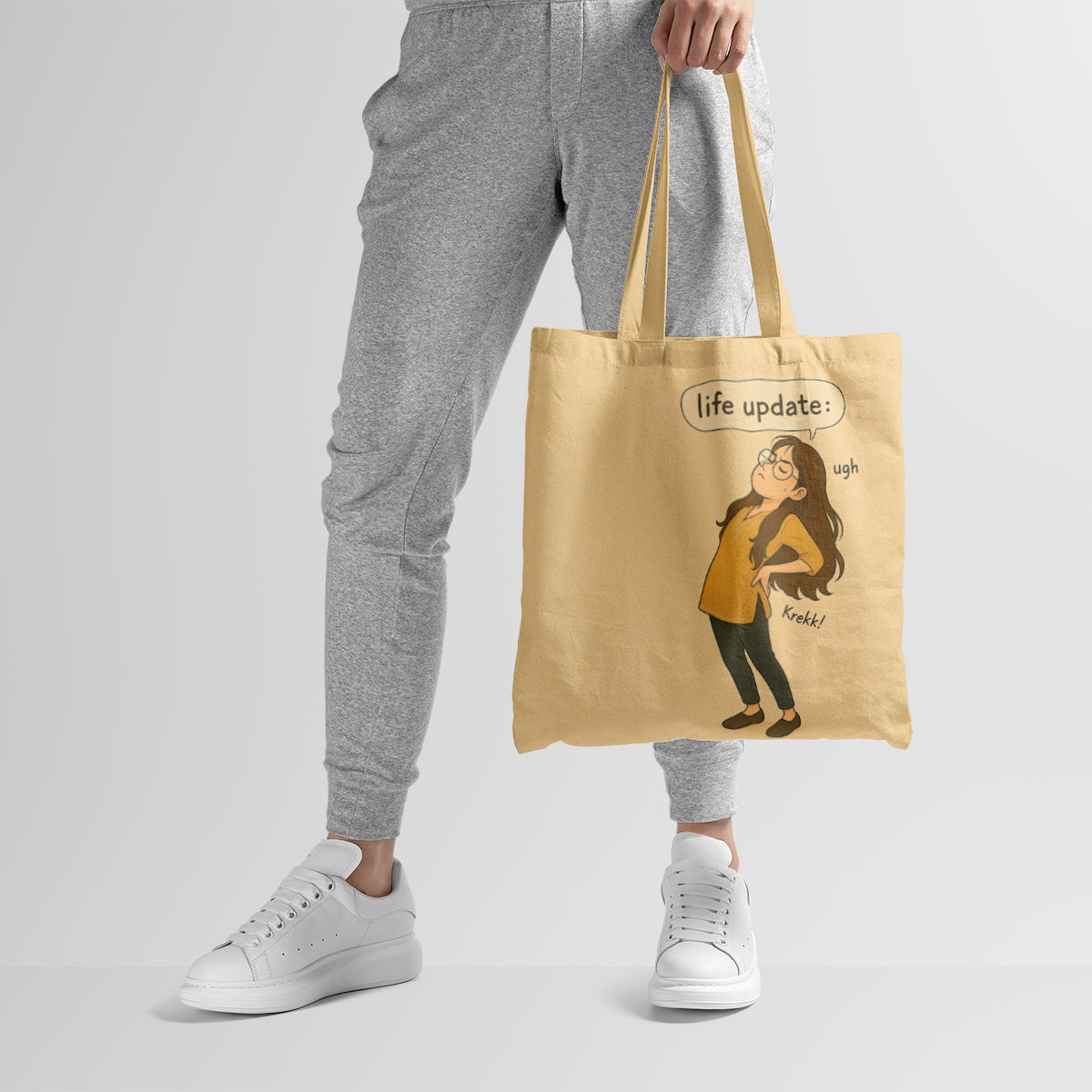 Life Update Ugh Pregnancy Humor Tote Bag