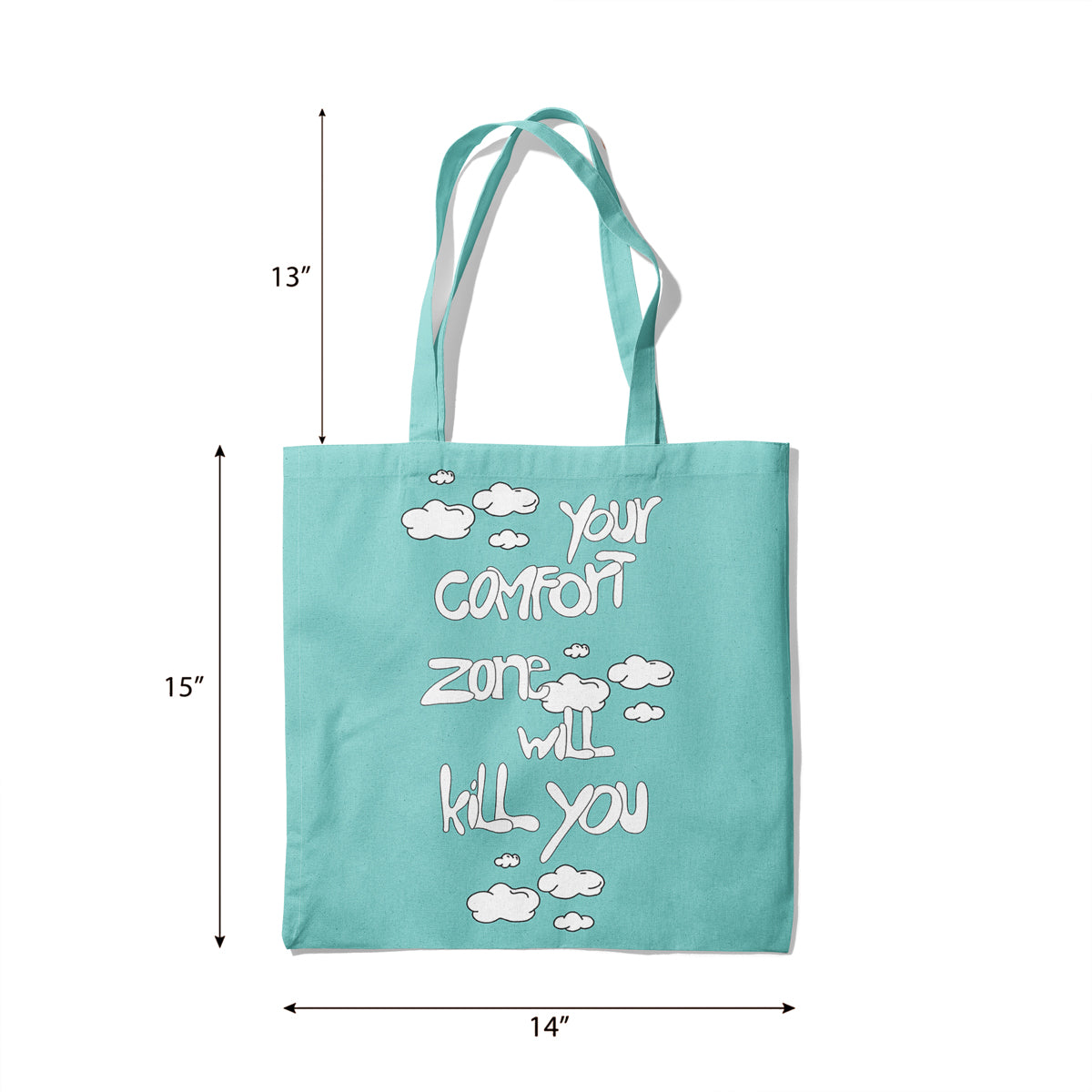 Motivational Canvas Tote Bag