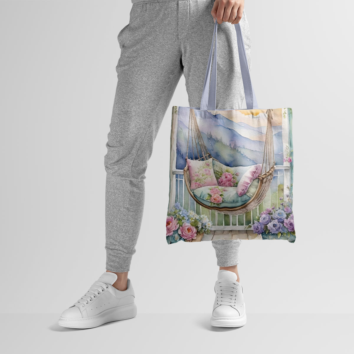 Lavender Hammock Mountain Morning Tote Bag