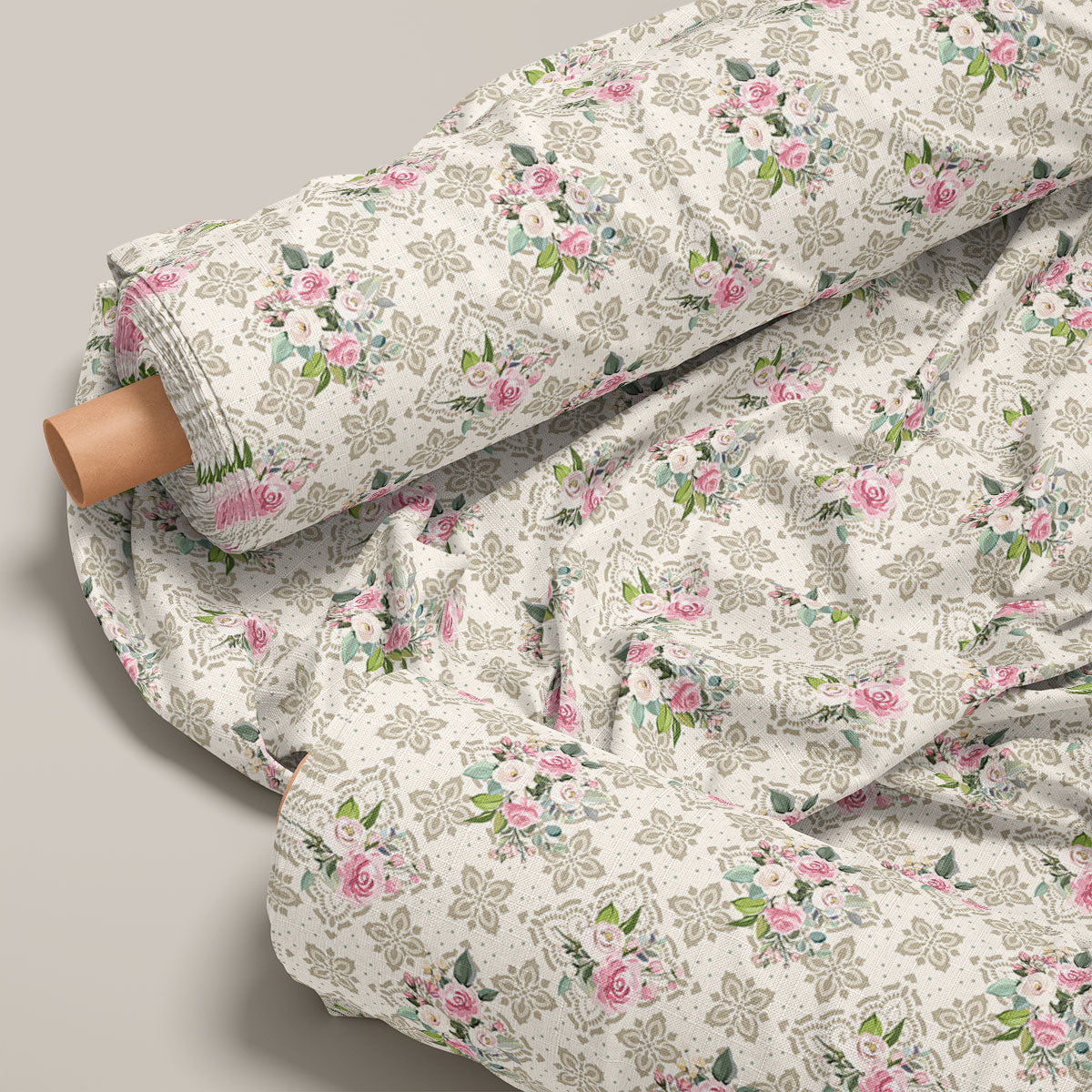 Wine Peonies Floral Print