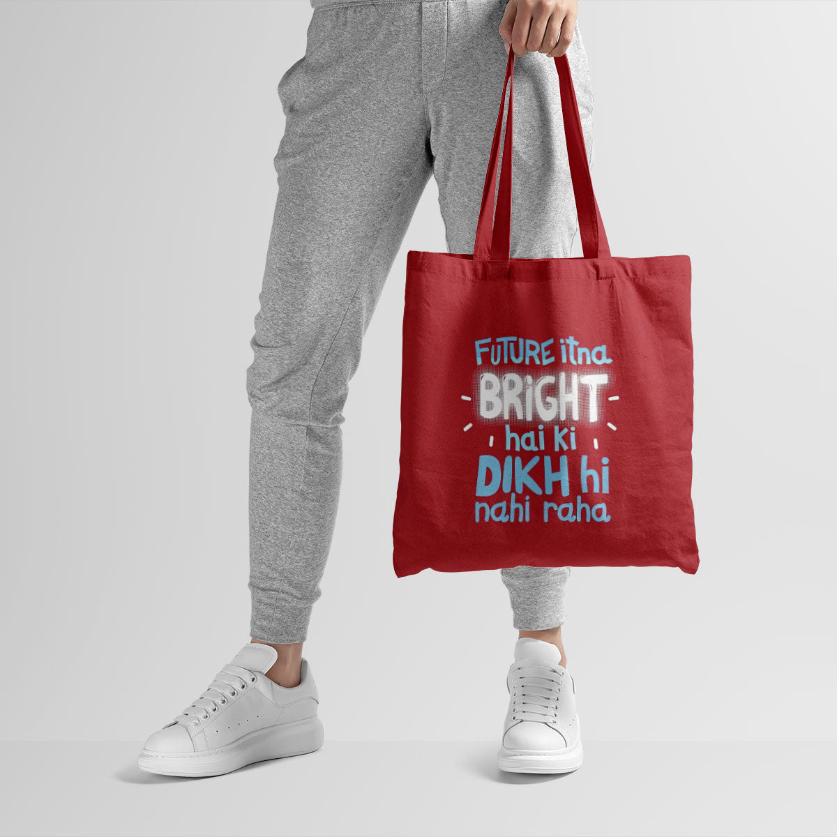 Future Bright Hai Canvas Tote Bag