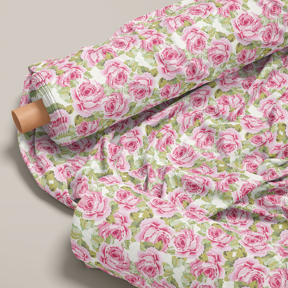 Oriental Pink Floral Print