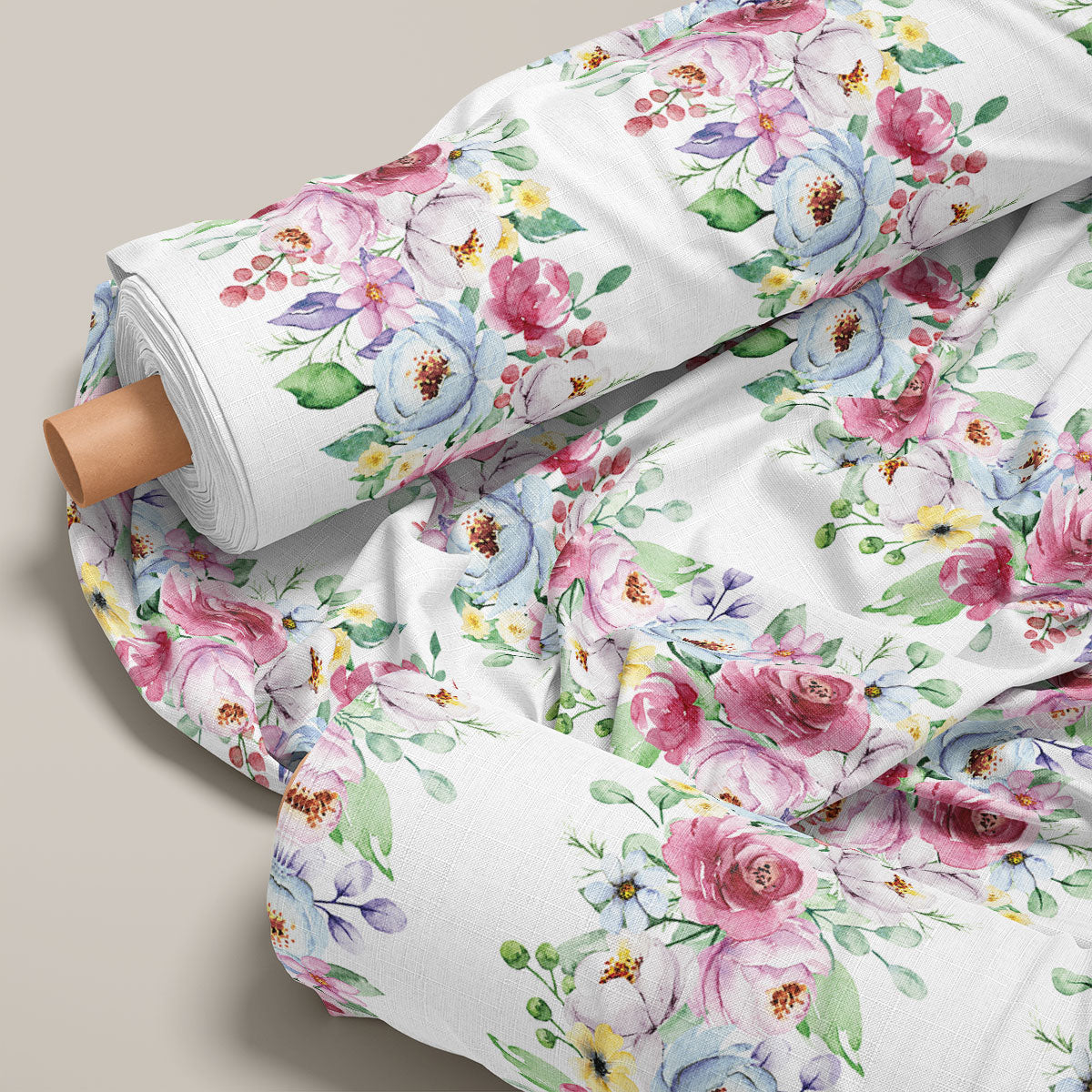 Persian Plum Rose Floral Print