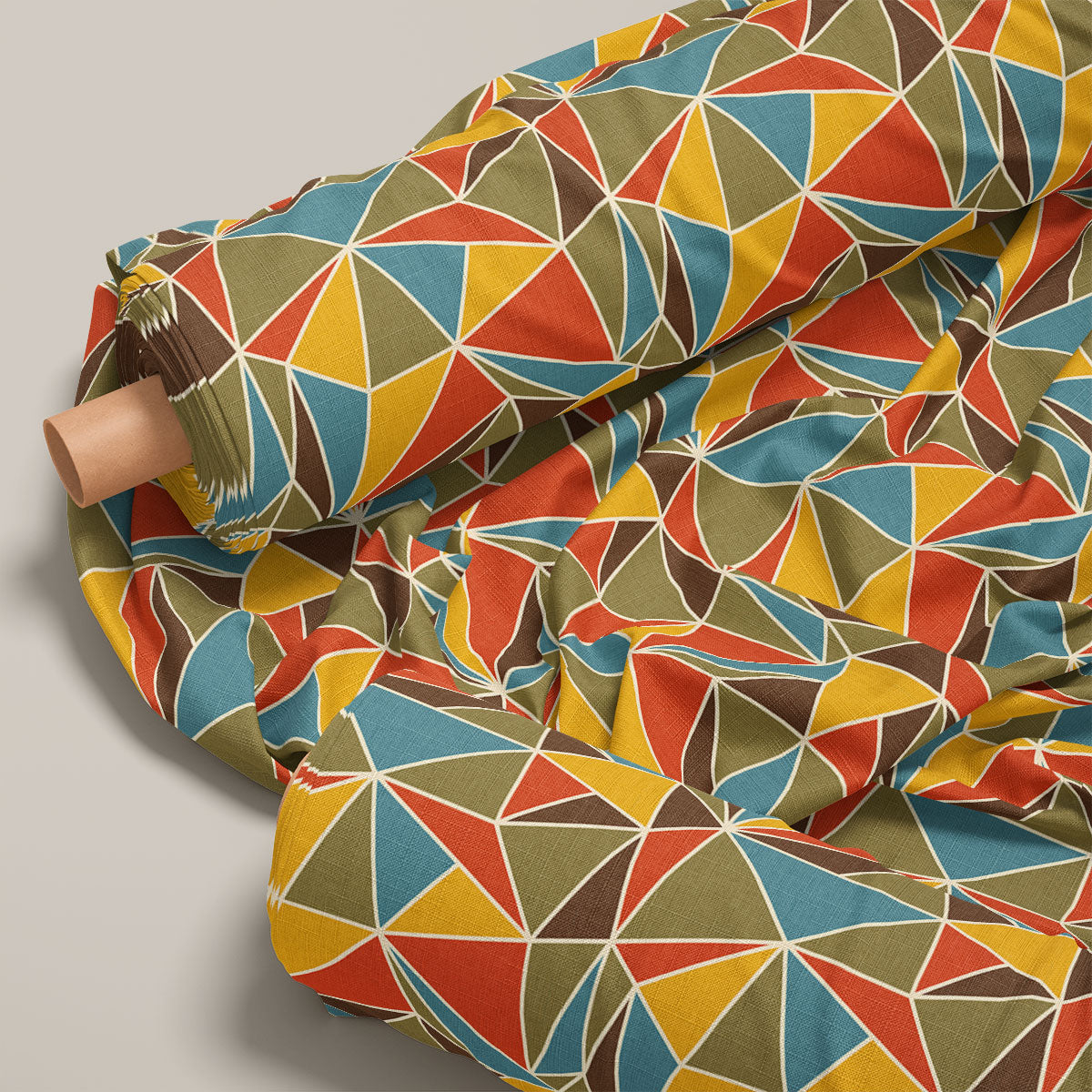 Multicolor Pattern Geometric Print