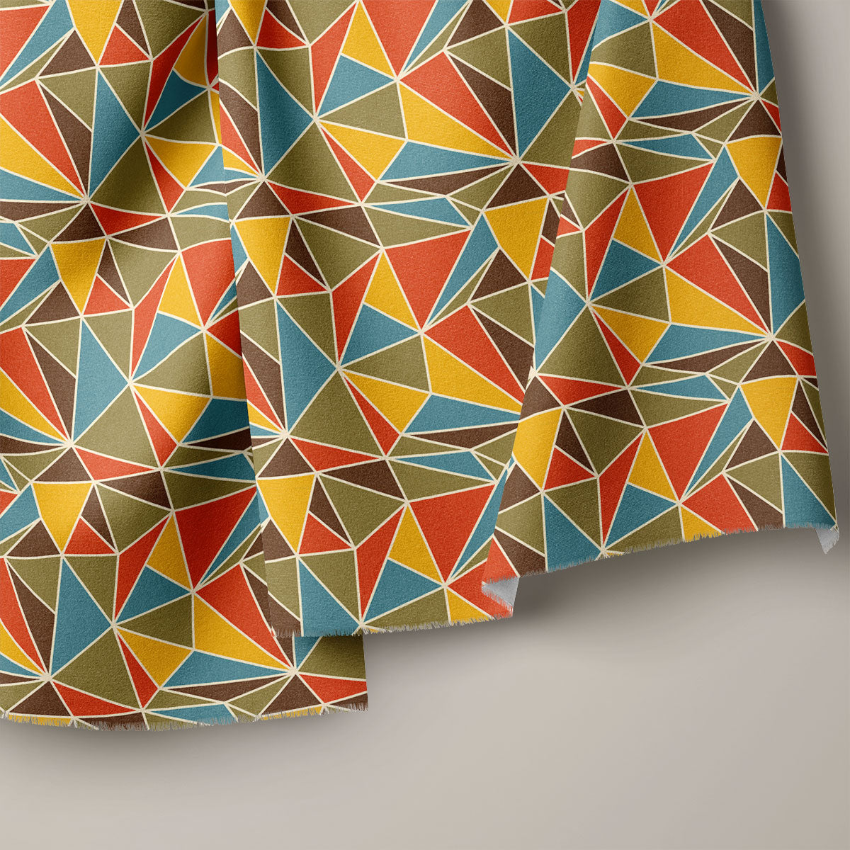 Multicolor Pattern Geometric Print