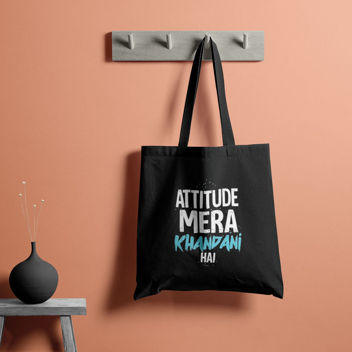 Attitude Canvas Tote Bag