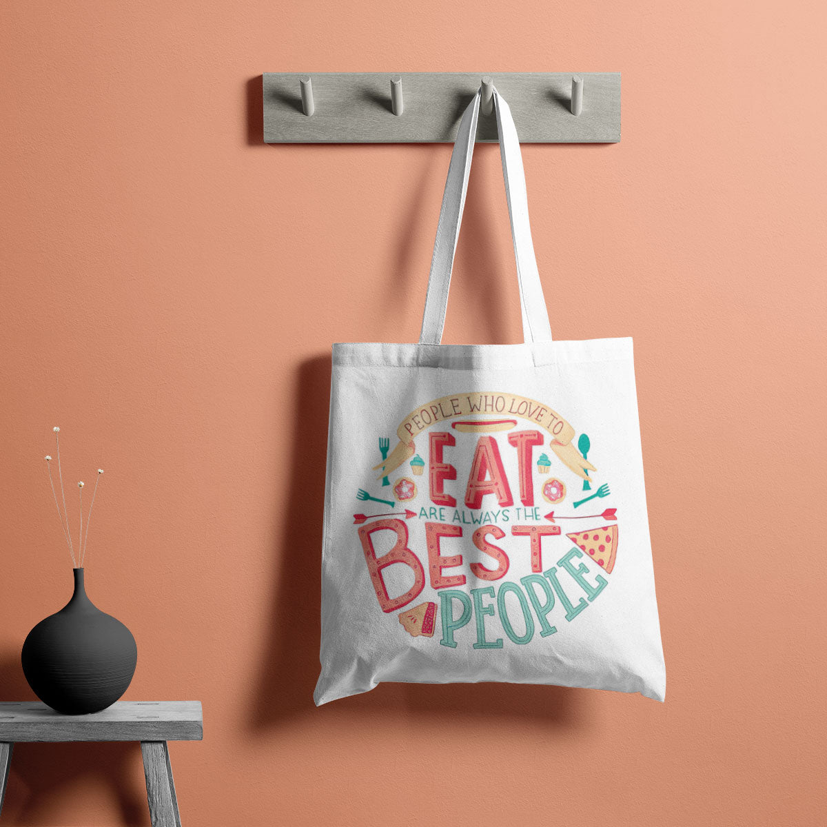 Best People Canvas Tote Bag