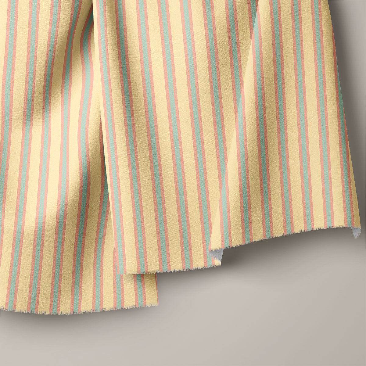 Harvest Gold Stripes Print