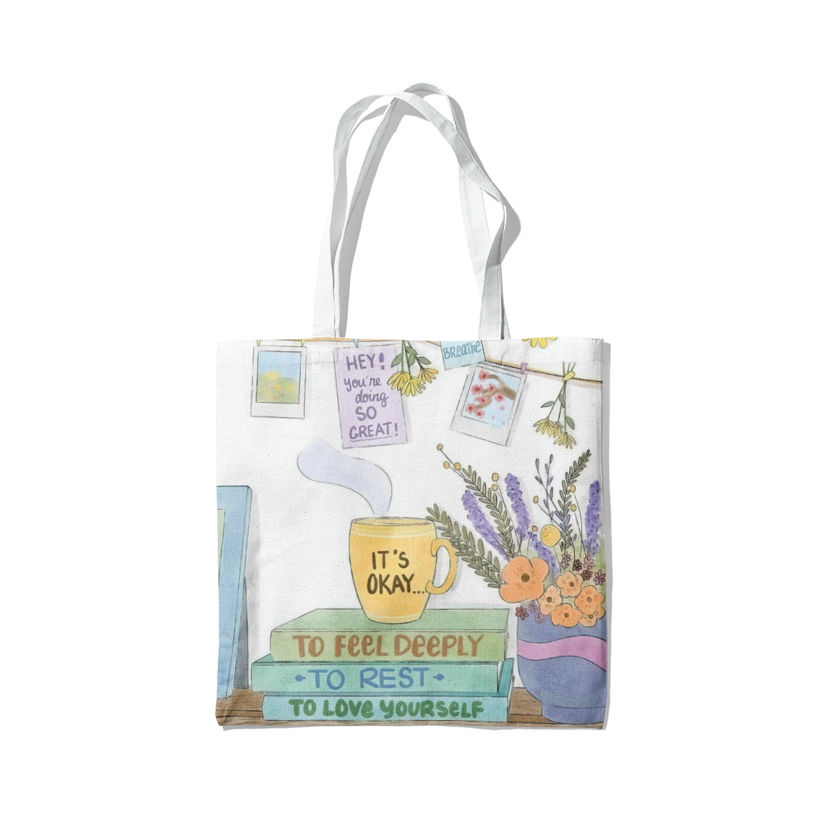 Love Yourself Canvas Tote Bag