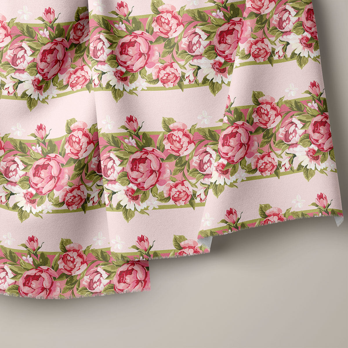 Pale Violet Red Rose Floral Print