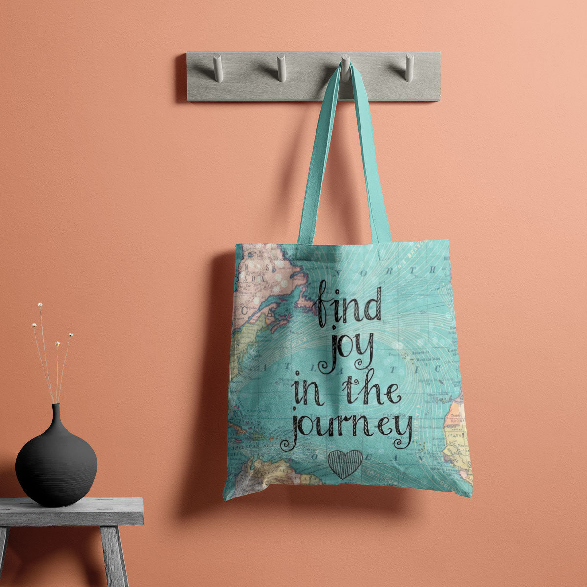 Find Joy In The Journey Canvas Tote Bag